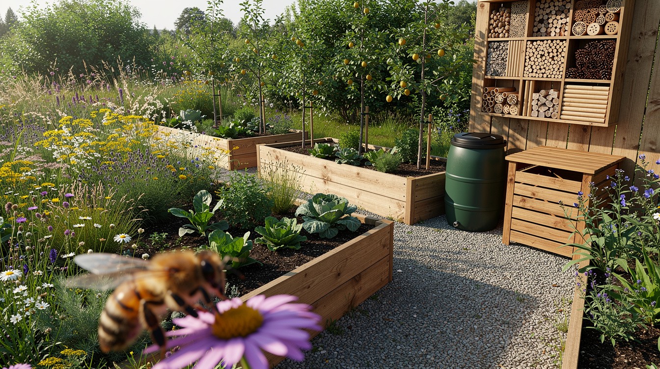 Biodiversität Außenräume Konzept Nachhaltigkeit: Strategien Für Ökologische Gartengestaltung