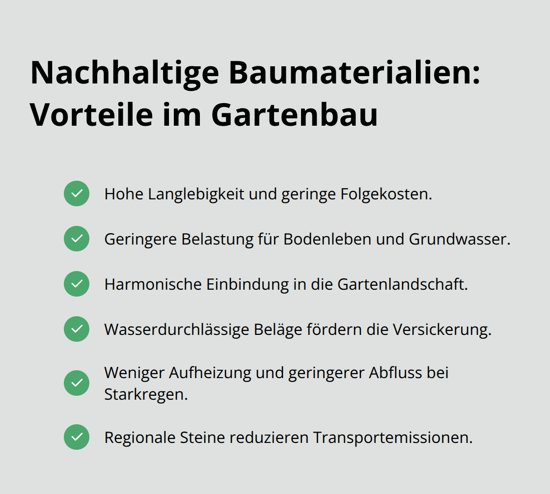 Vorteile umweltverträglicher und regionaler Materialien