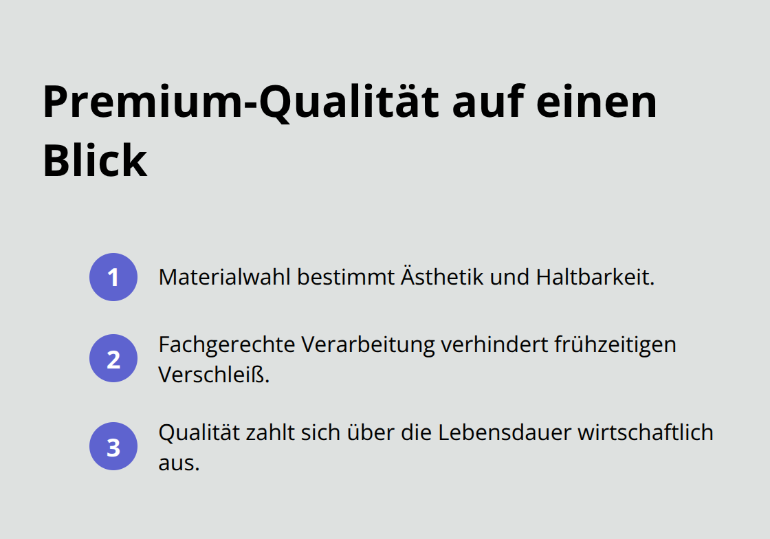 Wesentliche Qualitätsfaktoren für Premium-Außenräume - Exklusive Außenraumkonzepte Planung