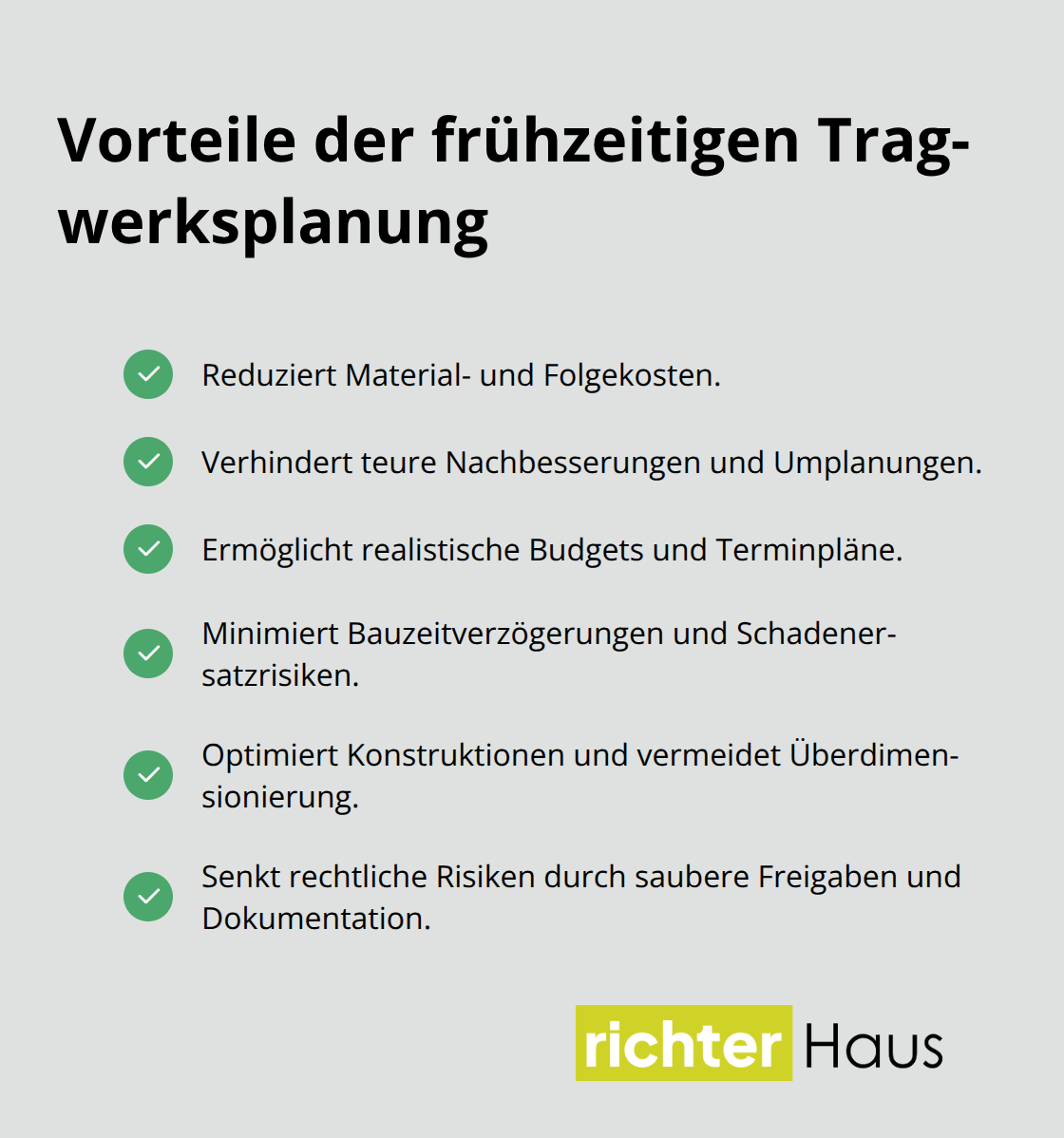 Gründe, warum frühe Tragwerksplanung Kosten und Risiken senkt - frühzeitig tragwerksplanung beauftragen