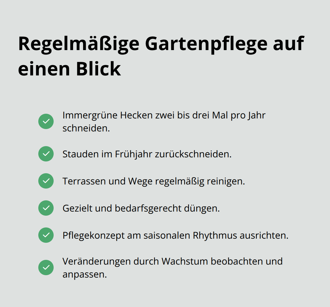 Checkliste zentraler Pflegeaufgaben für einen langlebigen Garten - Gartenarchitektur Privater Garten Realisierung