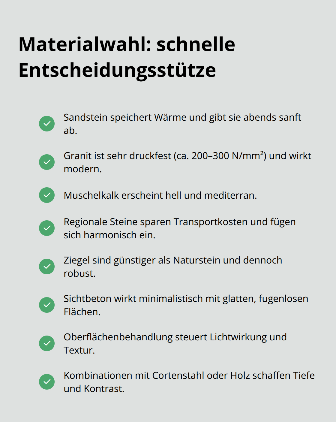 Checkliste zu Naturstein, Ziegel und Beton in der Gartengestaltung - Gartenmauer Gestalt