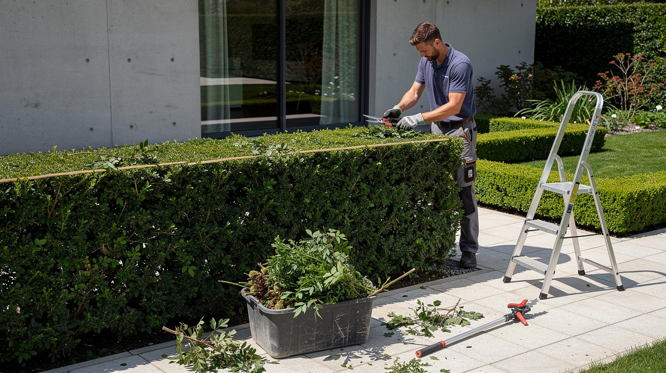Wie professioneller Gehölzschnitt Gartenräume definiert