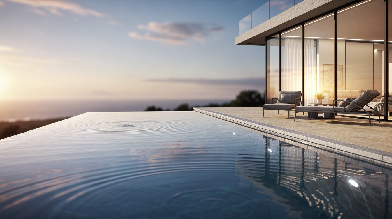 Infinity Pool Gestaltung Privathaus: Exklusive Wasserwelten für Privathäuser