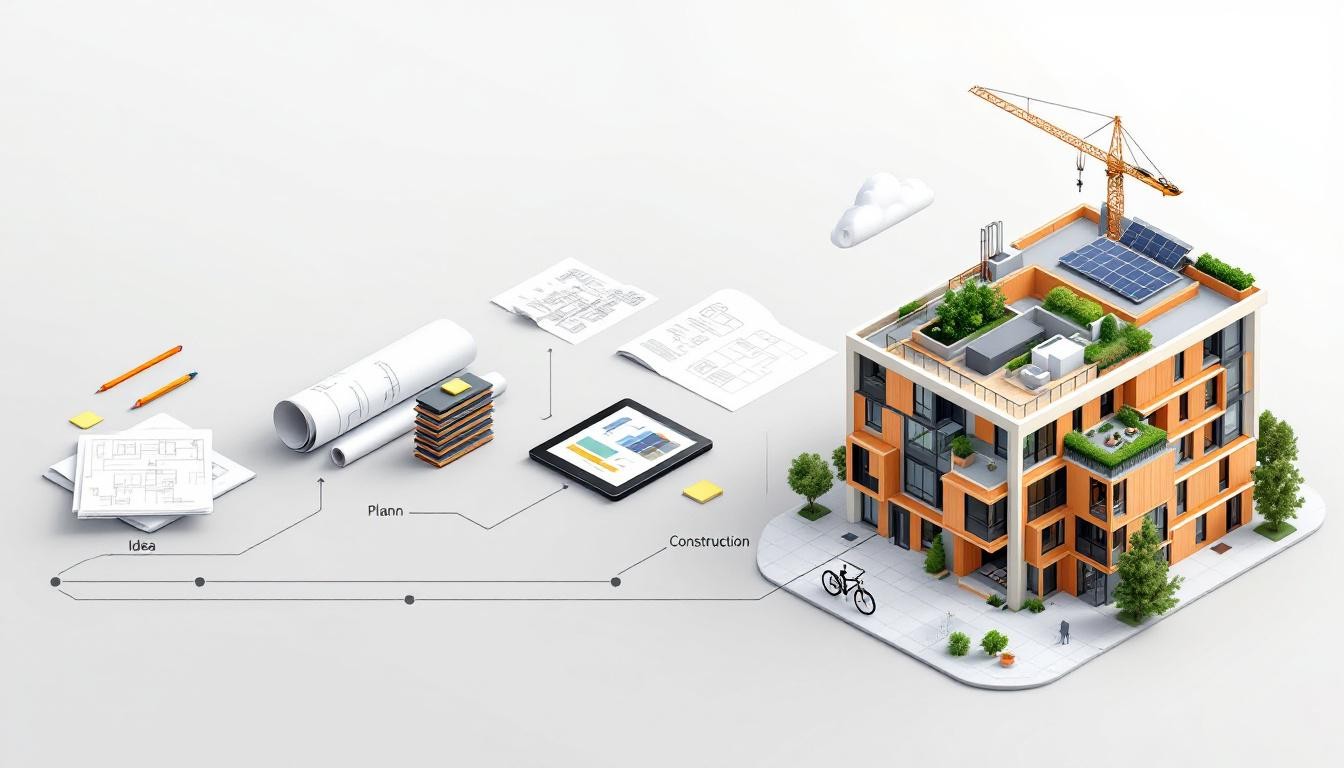 Lebenszyklus Nachhaltiges Wohnprojekt Planung: Von der Idee zur langlebigen Immobilie
