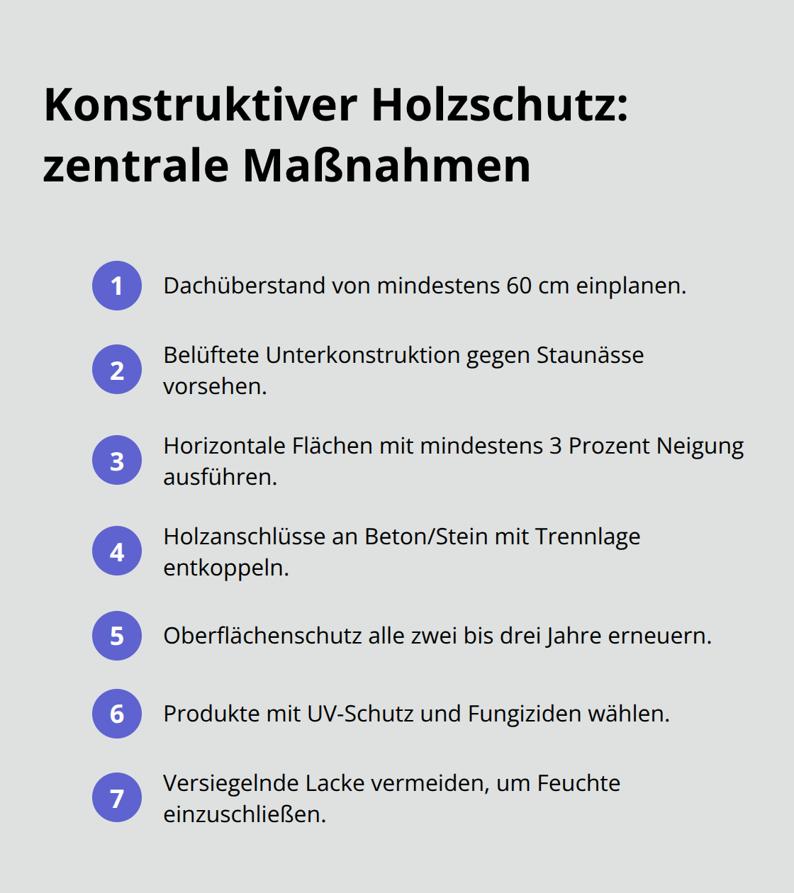 Wichtige Schutzmaßnahmen für langlebige Holzkonstruktionen - Moderner Holzbau Ideen