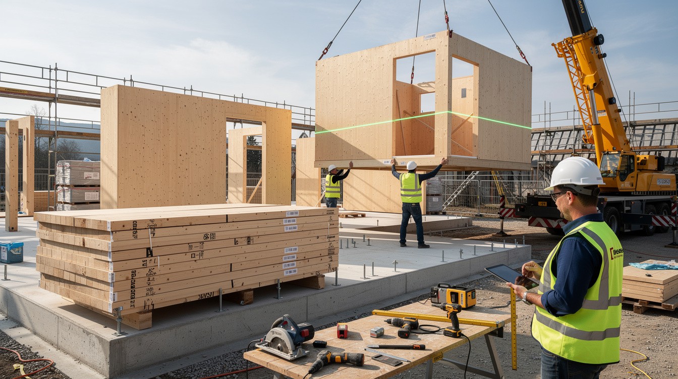 Moderner Holzbau Vorfertigung Vorteile: Effizienz, Qualität Und Schneller Realisierung