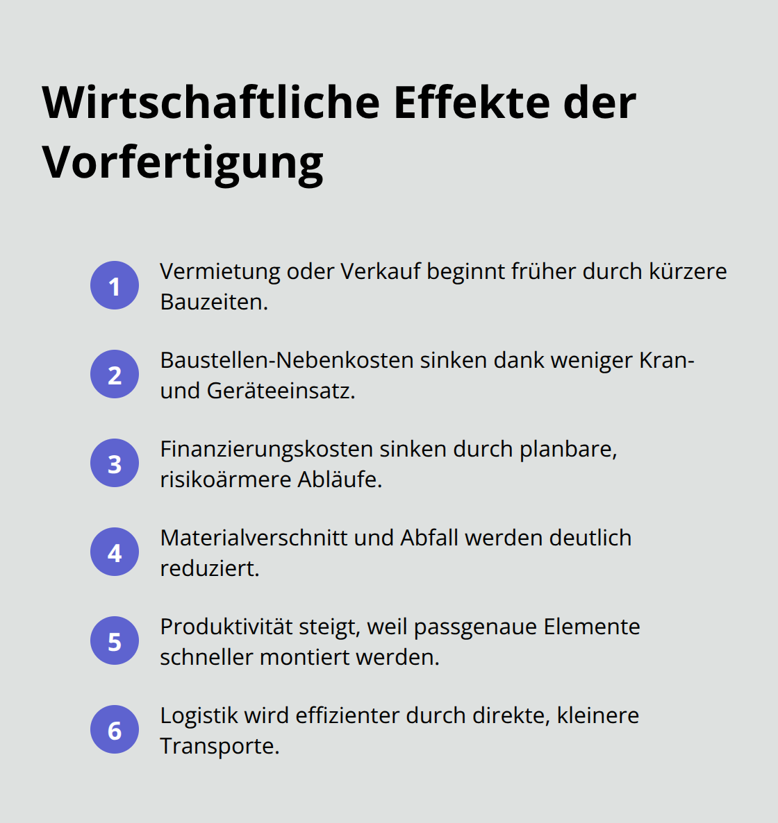 Kompakte Übersicht der Kostenvorteile durch Vorfertigung im Holzbau - Moderner Holzbau Vorfertigung Vorteile