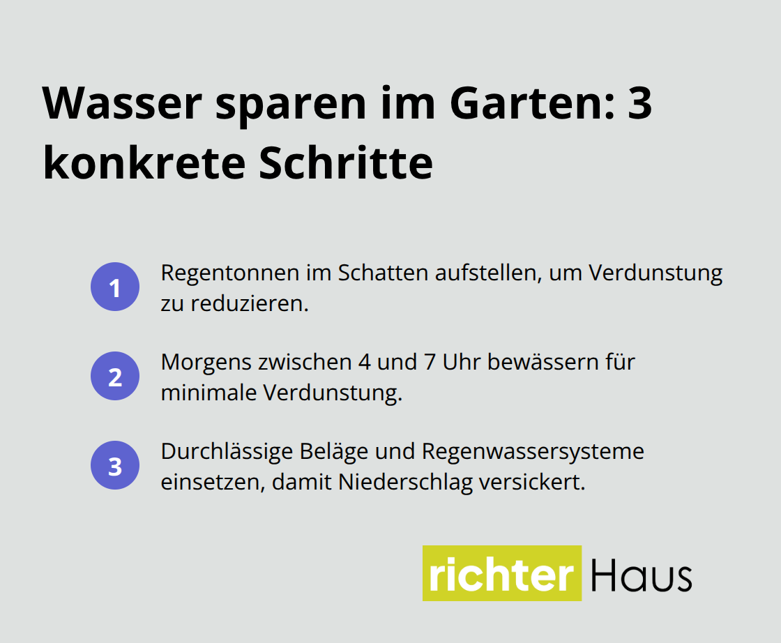 Drei praxistaugliche Maßnahmen zur Reduktion des Wasserverbrauchs im Garten - Nachhaltige Außenräume Planen