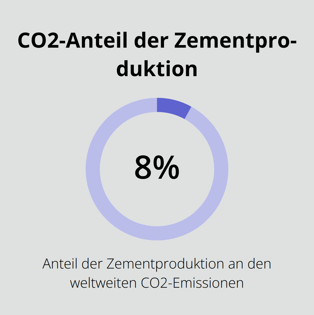 Anteil der Zementproduktion an den globalen CO2-Emissionen - Nachhaltiger Holzbau Materialien Auswahl