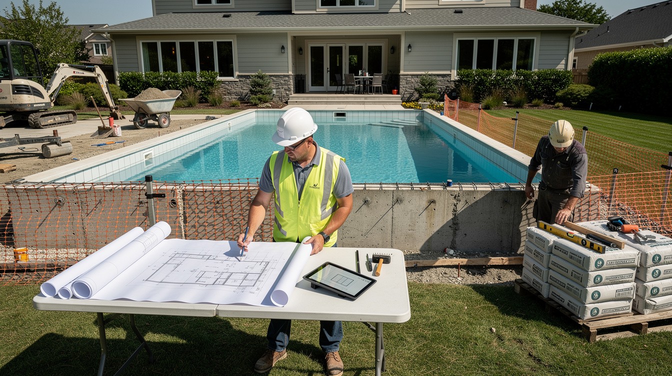 Poolbau Komplettlösung Privathaus Von Der Konzeption Zur Fertigstellung
