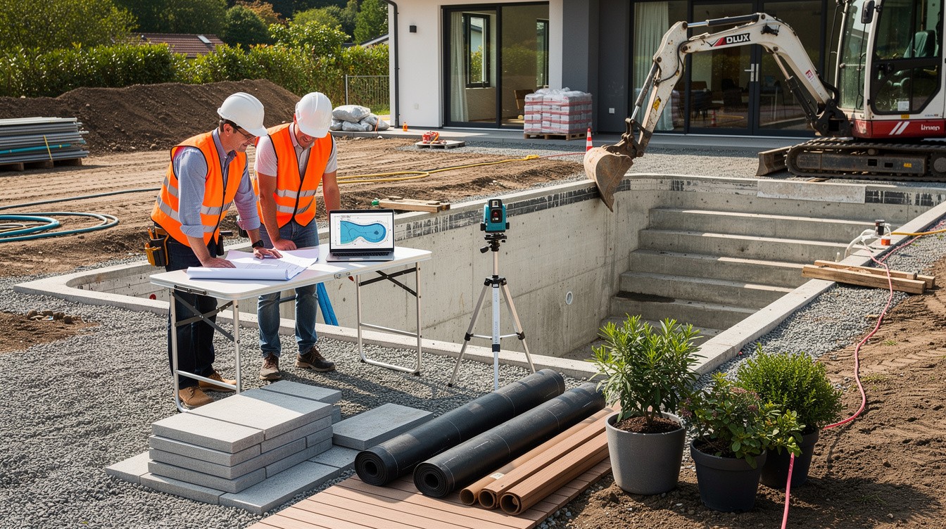 Poolbau und Planung Gesamtkonzept: Ganzheitliche Planung für Außenräume
