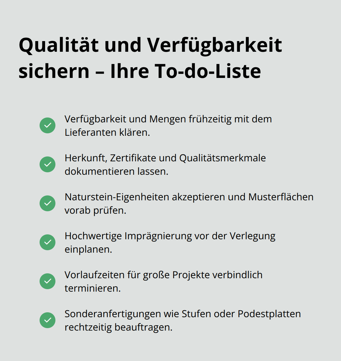 Checkliste: So sichern Sie Qualität und Verfügbarkeit regionaler Materialien in Deutschland